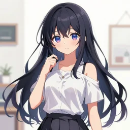 anime girl by bluethebone on instagram, pixiv trend, arstation