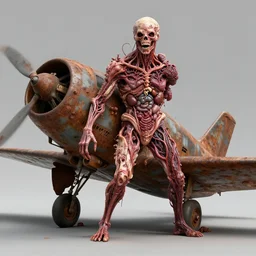 technobiological rusty military aircraft consisting of teeth, tumors, veins, meat, kidneys, entrails, guts, skin, blood. biopunk, bodyhorror, high detail, photorealism, full length view, very rust, concept art, octane render, cgsociety by hermann nitsch, dariusz zawadzki