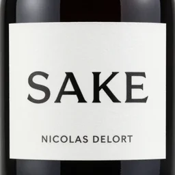 label for sake by nicolas delort