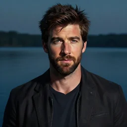 john krasinski mr fantastic portrait, dramatic light, lake background, 2 0 0 mm focal length, painted by stanley lau, painted by greg rutkowski, painted by stanley artgerm, digital art, trending on artstation