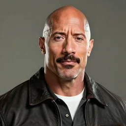 character portrait of Dwayne Johnson playing Walter White, digital art, trending on artstation, 4k
