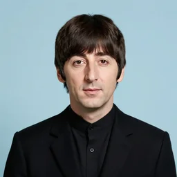 a beatle, portrait photograph, colour, 1 9 6 6