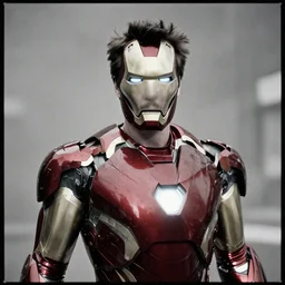 robert downey junior as iron man, by richard avedon, tri - x pan stock