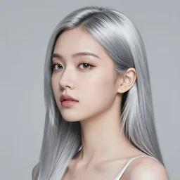 beautiful woman : : silver : :,, single head, no double head,