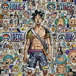 A full portrait photo of real-life luffy one piece, f/22, 35mm, 2700K, lighting, perfect faces.