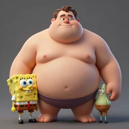 hyperrealistic rendering, fat smooth john carpenter flesh monster spongebob by donato giancola and greg rutkowski and wayne barlow and zdzisław beksinski, product photography, action figure, sofubi, studio lighting, colored gels, colored background