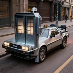 delorean time machine