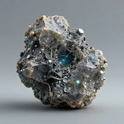 awareness of the minerals, mystical, new age, 4 k, digital art