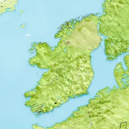 fantasy map of ireland