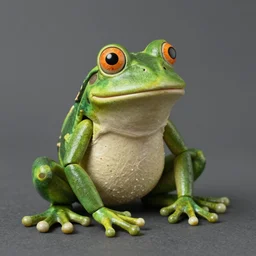 human made of frog