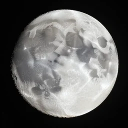 photograph of the moon