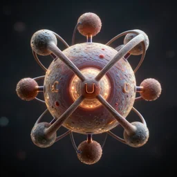 hyperrealistic image of nucleus of uranium atom, by thomas eakes & xiang duan & mike judge, perfect symmetry, dim volumetric lighting, photorealistic, 8 k octane beautifully detailed render, post - processing, extremely hyper - detailed, intricate, epic composition, lifelike attributes, cinematic lighting, masterpiece, trending on artstation, very very detailed, stunning,