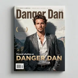 a magazine cover featuring the famous artist Danger Dan