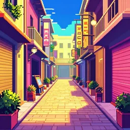 golden gai alley, pixel art, sprite, vaporwave nostalgia, directed by beat takeshi, visual novel cg, 8 0 s anime vibe, kimagure orange road, maison ikkoku, sketch by osamu tezuka, directed by makoto shinkai and beat takeshi