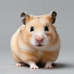 portrait photograph of a hamster that looks like Ben Shapiro
