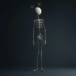 stick figure, pastel art, wrought iron, 3 d, octane rendered