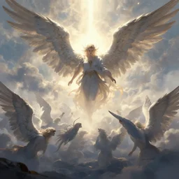 swar of fallen angels on the horizon, Artstation