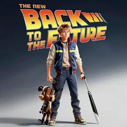 “the new Back to the Future movie poster, hyperrealistic, super detailed, digital art, 2023”