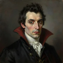 oil painting portrait of (vampire) by hyacinthe rigaud, (Greg rutkowski) highly detailed