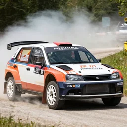 A rally version of the Lada Riva , promotional photo