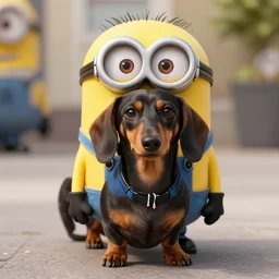 Dachshund as a minion