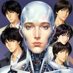 a personification of james camerons thoughts about artificial intelligence, beautiful, by takehiko inoue and kim jung gi and hiroya oku, by thomas kinkade and greg rutkowski and ilya kuvshinov, masterpiece illustration, ultrarealistic, perfect face and anatomy, golden ratio