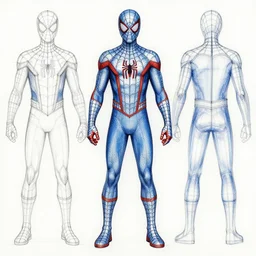 spiderman homecoming suit blueprints!!