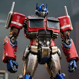 nextran branded optimus prime movie still, cinematic, photorealistic, extreme detail, sharp focus, 8 k, intricate, hyper detailed, realistic, cinematic lighting