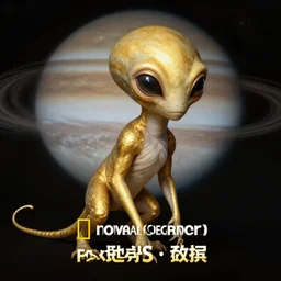 award - winning rare golden coated alien creature on jupiter national geographic photography