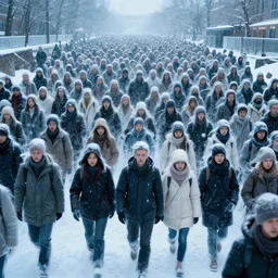 10,100 humans frozen in time