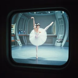 fuji 5 0 r, 3 5 mm ; closeup alien film still medical bay interior window wall view scene like ; in the background projection of beautiful hyperrealistic film still from kagemusha movie of seinen manga ballerina scene in style of 1 9 9 0 frontier in porcelain 3 5 mm photography magazine architectural studio edition, highly detailed, cinematic lighting, 8 k