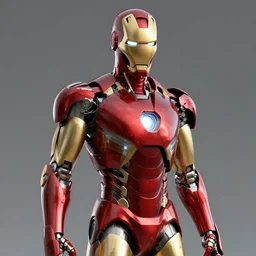 A Skeleton With An Iron Man Suit, No Helmet, Digital Art, 4K
