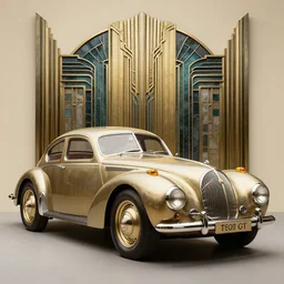 a car inspired by Art Deco