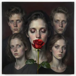 portrait, nightmare anomalies, rose by dariusz zawadzki, kenneth blom, mental alchemy, james jean, pablo amaringo, naudline pierre, contemporary art, hyper detailed