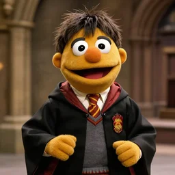 a photograph of Harry Potter as a muppet