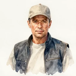 an accurate realistic star wars watercolor fantasy concept art of a drug dealer that looks like chris d'elia looking angry in a sleazy futuristic bar of coruscant, hq, 4 k