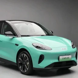 a car, sea green palette, in the style of https : / / bc. dnb. no / fr / gallery / 1 0 3 1 4 / images / lowres / e 2 cb 5 0 ba 0 4 7 8 4 6 6 d 9 dcf 9 0 8 5 9 3 6 5 fb 5 5. png