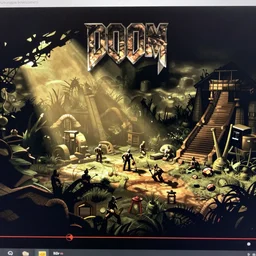 A screenshot from Doom, a computer game by Humongous Entertainment