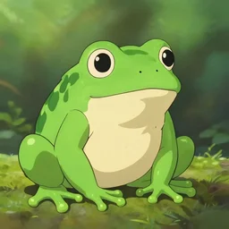 mystic photo of the frog, studio ghibli, beautiful, crisp