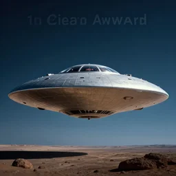 photorealistic award winning photography of a ufo