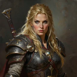 epic professional digital portrait art of conan exiles goddess, 4 5 mm lens, painting, facing front, by neal adams and joelle jones artstation, cgsociety, wlop, epic, much wow, much detail, gorgeous, detailed, cinematic, masterpiece