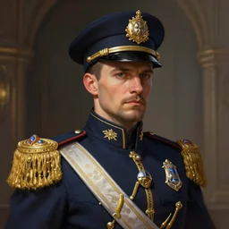 portrait of a metropolitan police officer, deep focus, intricate, elegant, regal, highly detailed, digital painting, artstation, concept art, matte, sharp focus, illustration, d & d, fantasy, hearthstone, art by artgerm and greg rutkowski and alphonse mucha