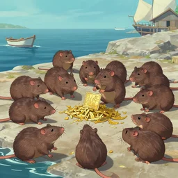 The wharf rats cache. Artstation