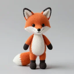 knitted fox