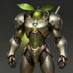 a highly detailed illustration of a lime fruit wearing tech armor, art by artgerm and greg rutowski, intricate, elegant, highly detailed, centered, digital painting, artstation, concept art, smooth, sharp focus, league of legends concept art, wlop.