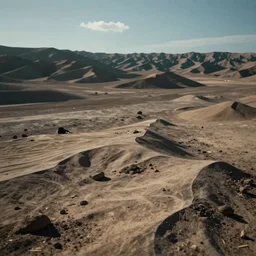 a photo of 8k ultra barren landscape, cinematic lighting, trending on artstation, 4k, hyperrealistic, focused, high details, unreal engine 5, cinematic, masterpiece