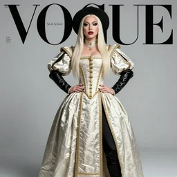 lady gaga styled by nick knight posing renaissance style, vogue magazine, highly realistic. high resolution. highly detailed. dramatic. 8 k. 4 k.