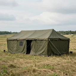 tai military tent in battle field