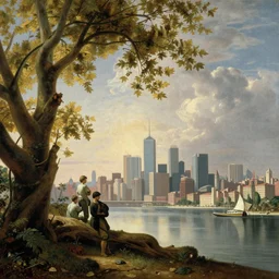 nature by canaletto, liberty city, archdaily, wallpaper, highly detailed, trending on artstation.
