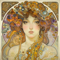 an intricate oil painting of a beautifull woman portrait surounded by hiper detailed inkdrop in water, bumpy mottled skin, fluid acrilic art, colorfull, by yoshitaka amano, by greg rutkowski, by alphonse mucha by jeremyg lipkinng, by rhads, by ross tran, by artgerm, octane render